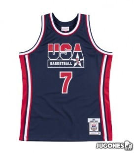 Camiseta NBA Autentica 1992 Usa Basketball Larry Bird