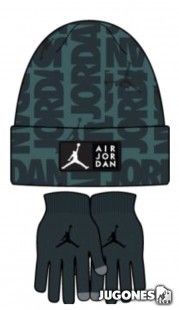 Jordan beanie set