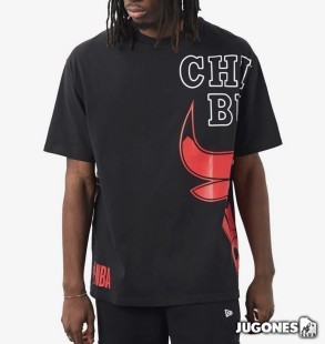 Camiseta Chicago Bulls Half Logo