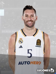 Real Madrid 23/24 Jersey Rudy Fernandez