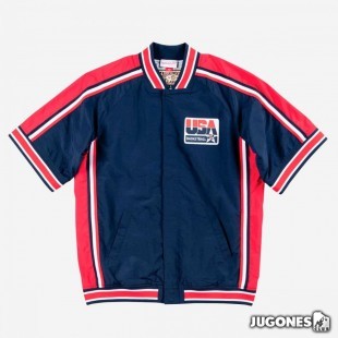 Chaqueta Mitchell And Ness Michael Jordan Authentic Warm Up Usa Basketball 1992 Dream Team