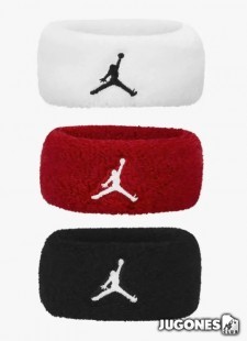 Jordan Set de 3 elasticos para la cabeza para unisex