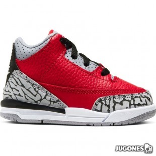 Jordan 3 Retro (TD) Red Cement