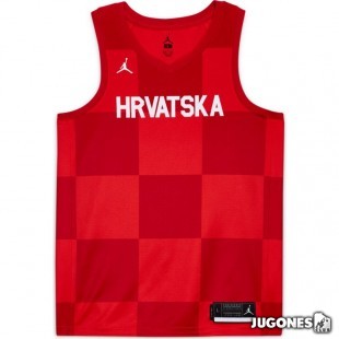 Camiseta Croacia Jordan Basket Jr