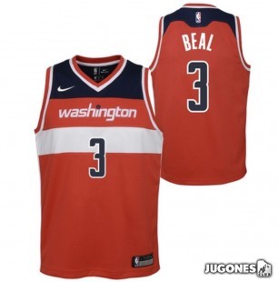 Big Kids` NBA Wizards Beal Jersey