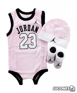 Pack Jordan Gorro, Bodi, patucos 23 Jersey