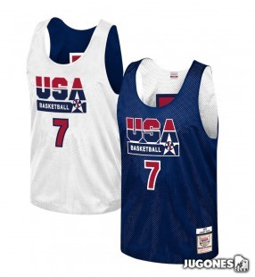Authentic Reversible Practice Jersey Larry Bird