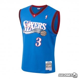 Jersey Swingman Mitchell & Ness Philadelphia 76ers  Allen Iverson 99-00