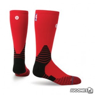 Sock Stance Solid Crew RED