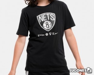 Camiseta Brooklyn Nets Crafted logo