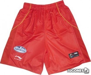Red shorts Spanish team