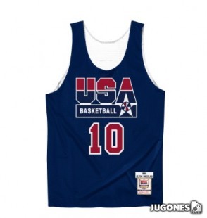 Camiseta Reversible Usa Basketball Clyde Drexler