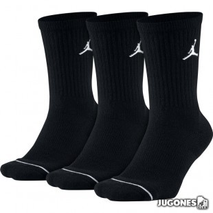 Pack 3 Pares Calcetines Jordan DriFit Crew