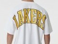 Camiseta New Era LA Lakers NBA Infill Logo Oversized Blanco