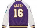 HOF N&N Satin Jacket Los Angeles Lakers Pau Gasol