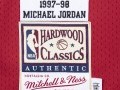 Authentic Jersey Chicago Bulls Road Finals 1997-98 Michael Jordan