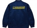 Lightweight Satin Bomber Vintage Logo University of Michigan